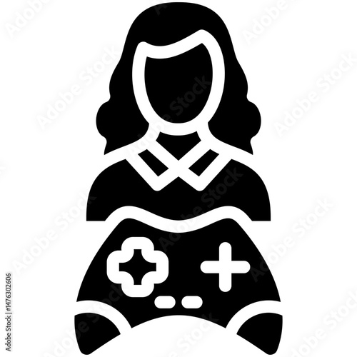 Gamer Female Icon