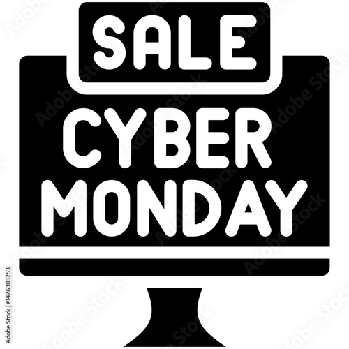 Cyber Monday Sale Icon