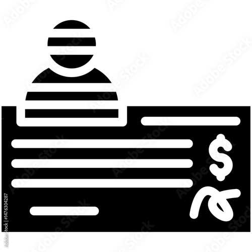 Cheque Fraud Icon