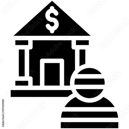 Bank Robbery Icon