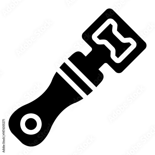 bottle opener Solid icon