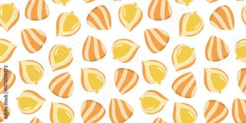 Siu Mai (Shumai) Chinese dumplings illustration pattern background. dumpling pattern background. Dim sum pattern background. Masala Momos illustration.