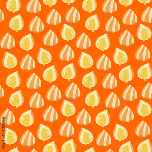 Siu Mai (Shumai) Chinese dumplings illustration pattern background. dumpling pattern background. Dim sum pattern background. Masala Momos illustration.