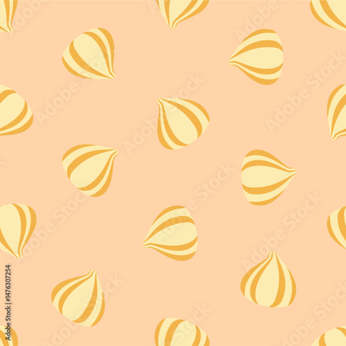 Siu Mai (Shumai) Chinese dumplings illustration pattern background. dumpling pattern background. Dim sum pattern background. Masala Momos illustration.