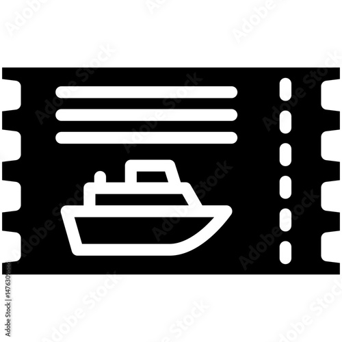 Cruise Ticket Icon
