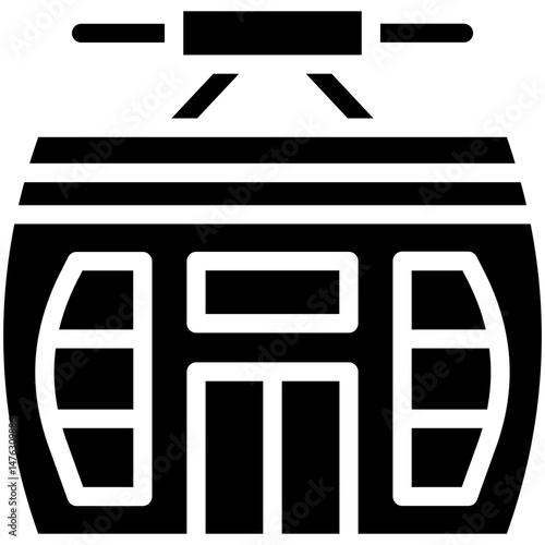 Cable Car Cabin Icon