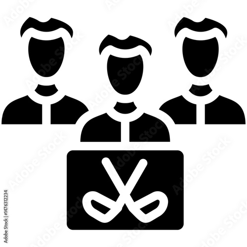 Group Hockey Lessons Icon