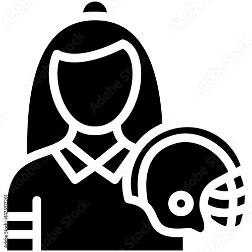 Goalie Female Icon