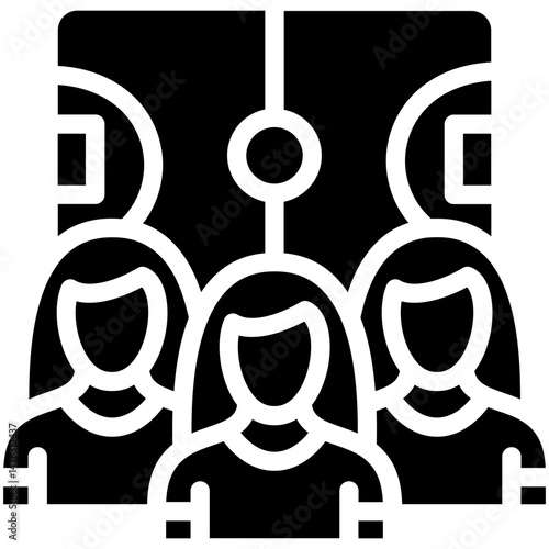 Field Hockey Female Team Icon