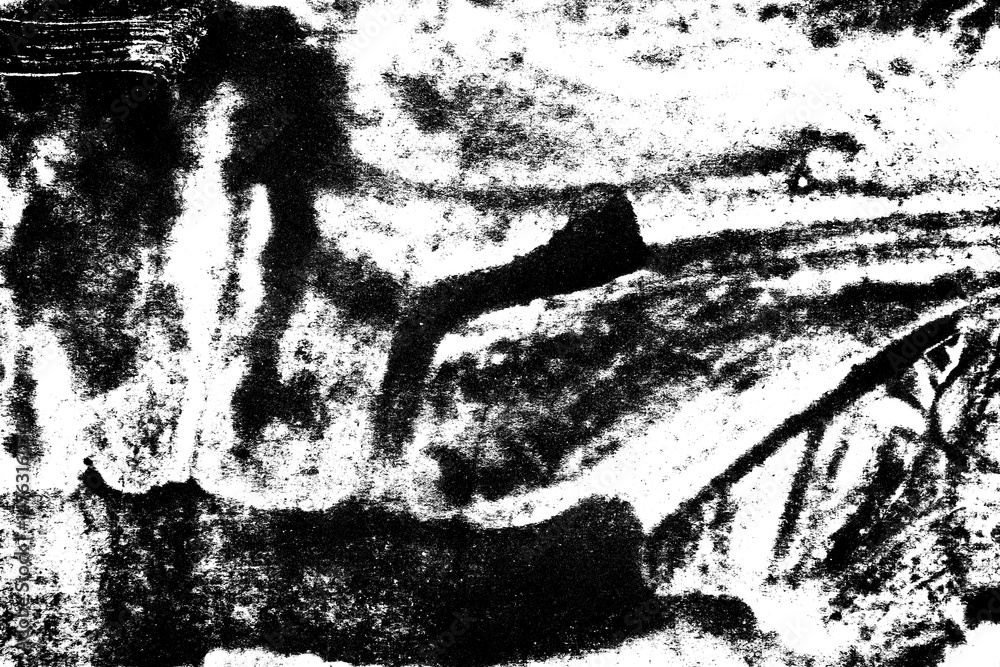 Obraz premium Abstract grunge black and white distressed texture background