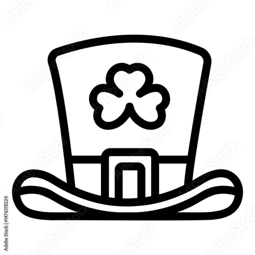 hat Line Icon