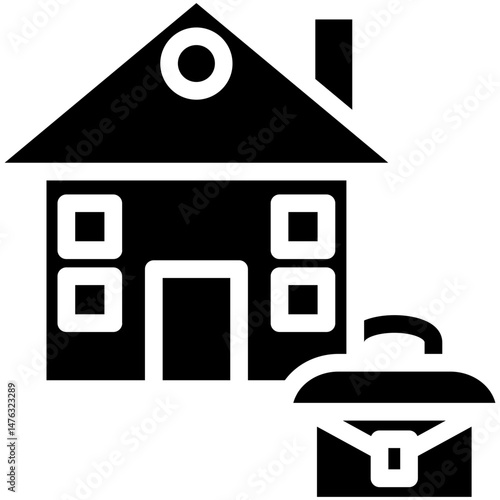 Portfolio Building Icon