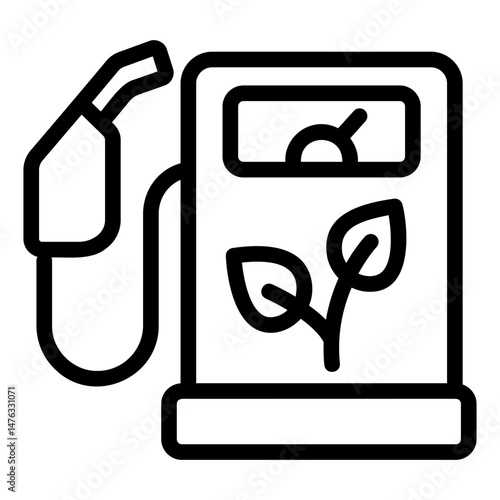 green power Line Icon