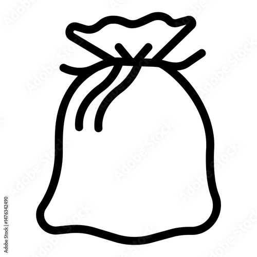 pouch bag Line Icon