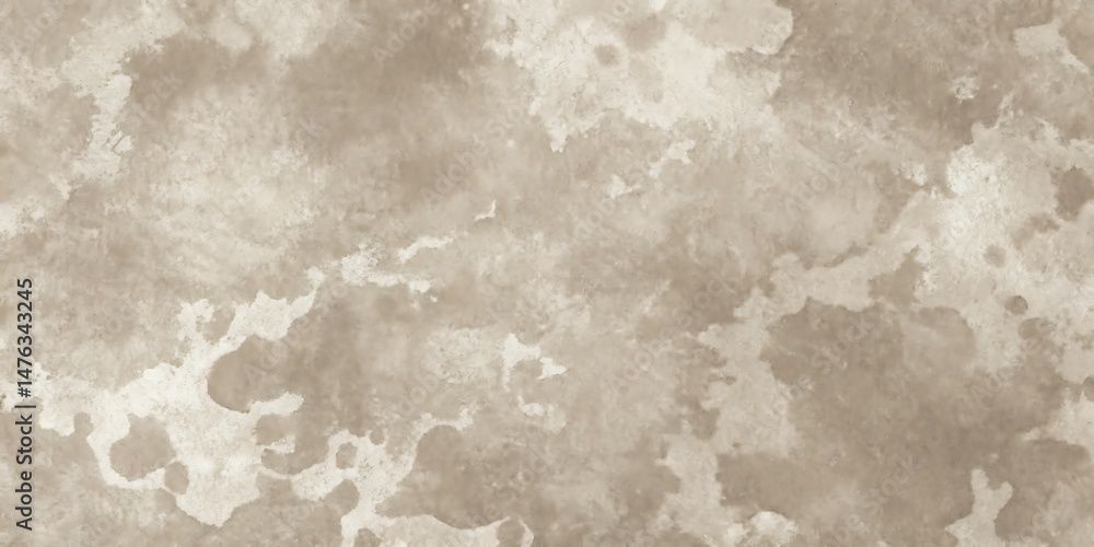 Fototapeta premium Light brown abstract watercolor pattern. Paper. Beige color. Art background for design. Dirty. Grunge. Daub, stain, spot, blot, splash.