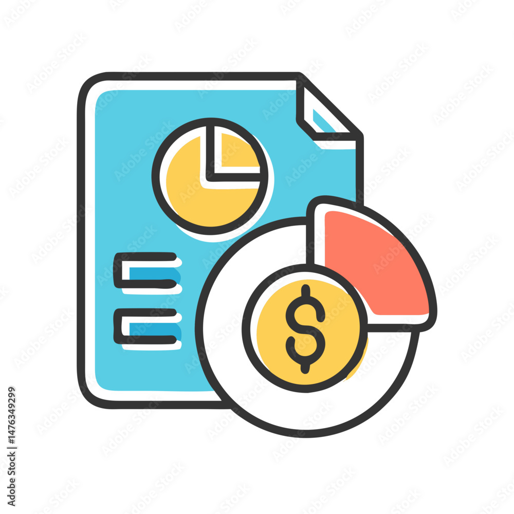Budget Allocation Icon for Financial Management Budget Allocation Icon for Financial Management