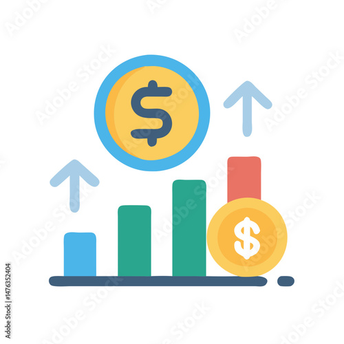  Strategic Equity Investment Icon for Financial Planning