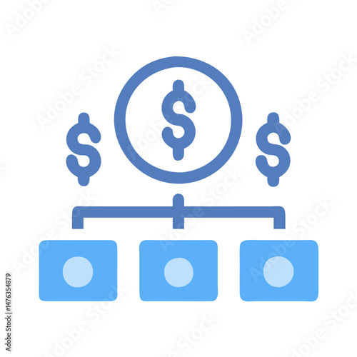  Hedge Fund Icon Illustrating Economic Growth