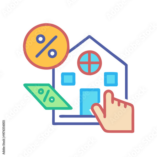  Elegant Loan Approval Icon for Financial Transactions