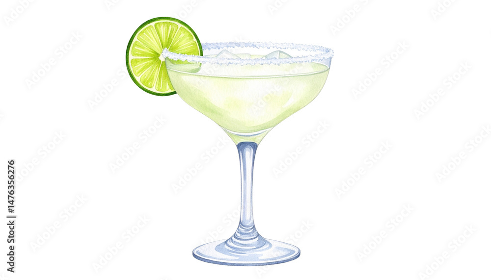 Summer drinks isolated on white background
Summer drinks isolated on white background