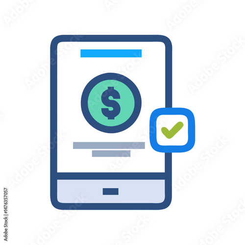  Effective Mobile Check Deposit Icon for Financial Use