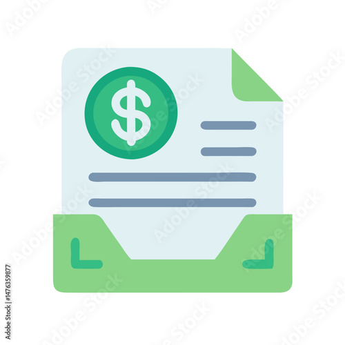  Salary Slip Icon for Financial Management
