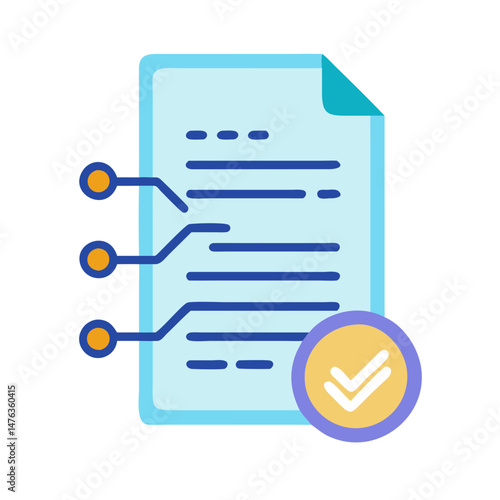 Financial Icon for Smart Contracts