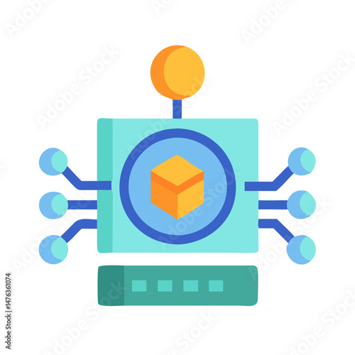  Tokenized Asset Financial Icon Design