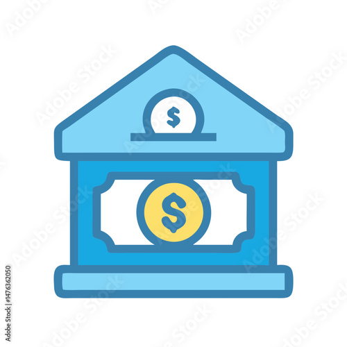  Stylish Bank Deposit Icon for Banking