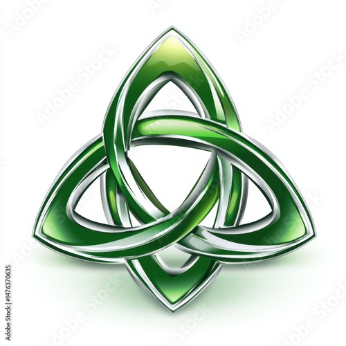 Intricate Celtic knot design