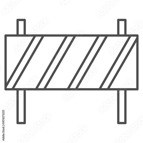 Barrier  Icon Element For Design