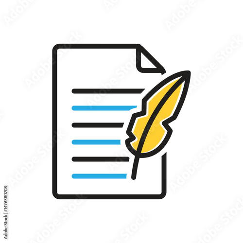 Multi color icon for history