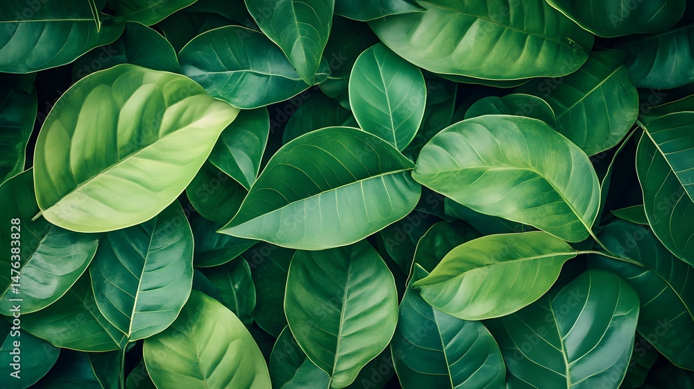 Lush green leaves create a vibrant natural backdrop. Lush green leaves create a vibrant natural backdrop.