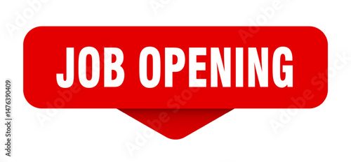 job opening sticker. job opening sign on transparent background