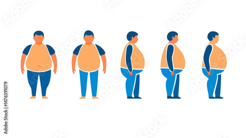 Male Character Body Figure Change Form Underweight