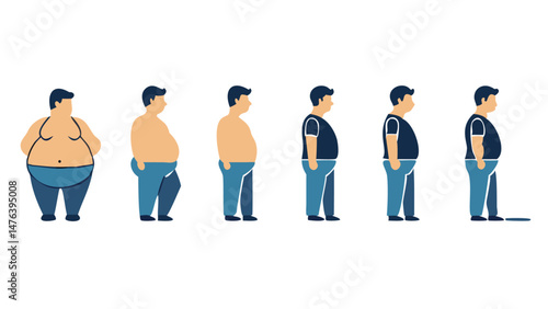 Male Character Body Figure Change Form Underweight
