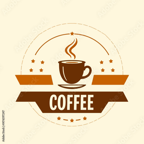 Simple Black Coffee Cup Icon Hot Beverage Drink Silhouette Minimalist Design Graphic Element Perfect for Website App Mobile UI UX Design Project Tea Mug Steam Warm Cozy Breakfast Cafe Restaurant Menu 