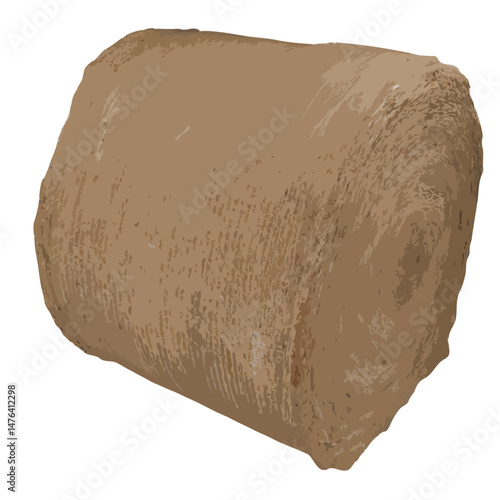 Round hay bale