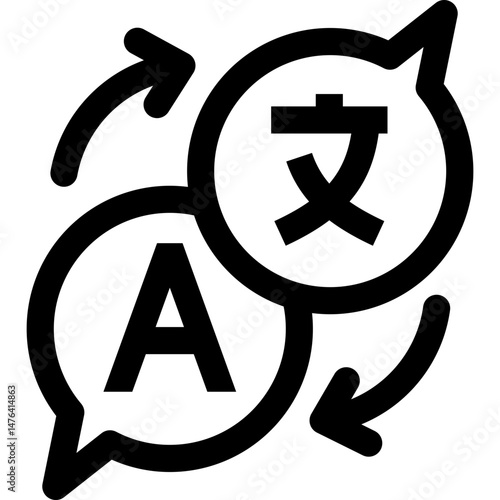 Language Translation Icon