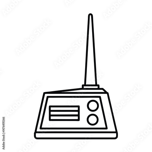 portable radio transmitter