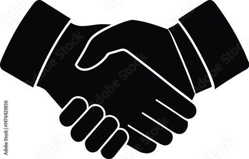 handshake vector illustration