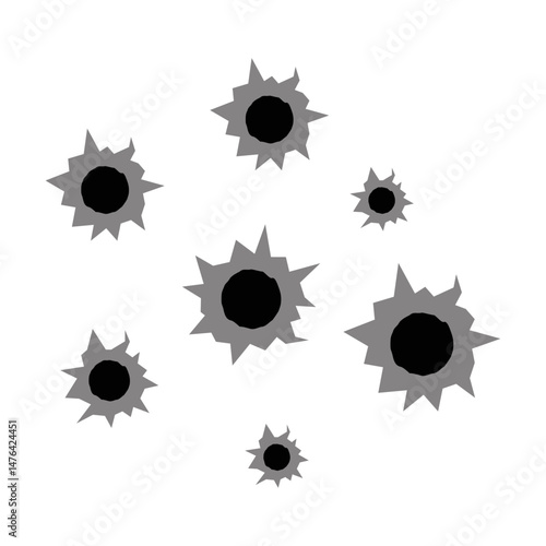 Bullet Hole Vector