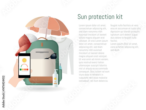 Sun protection kit essentials for safeguarding skin health