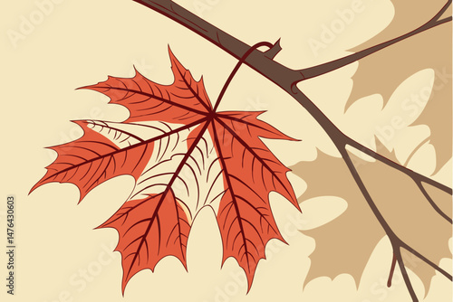 67 a detailed, highly photorealistic maple leaf, intricate texture, vibrant fall colors, sharp details, dynamic lighting, dramatic shadows, ethereal, digital art