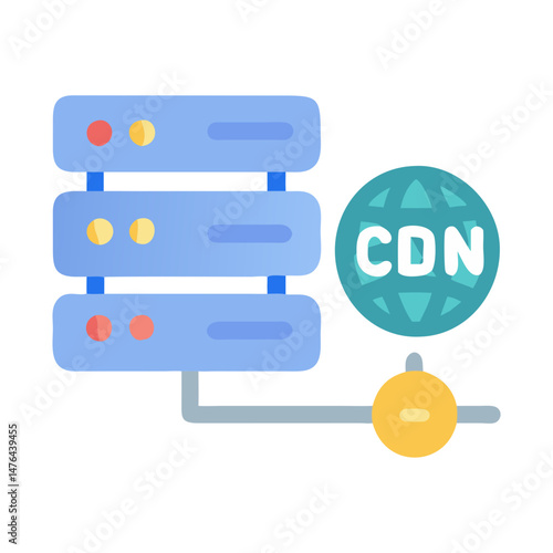  CDN Technology and Features Icon