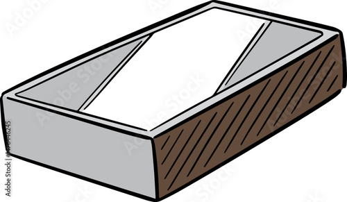Illustration of match box
