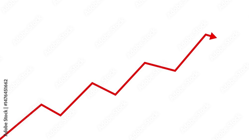 Business growth arrow animation. abstract business down to up arrow animation.Upward arrow chart Business growth arrow animation. abstract business down to up arrow animation.Upward arrow chart