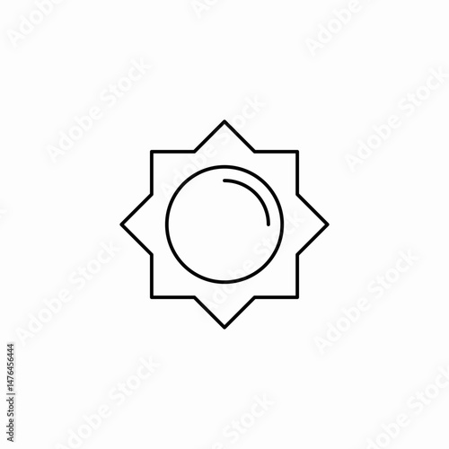sun rainy day icon sign vector