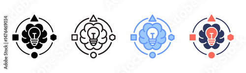 Adaptive icon sheet multiple style collection