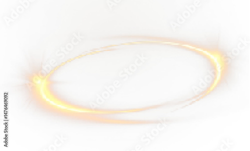PNG neon circle with glowing light frame and transparent spark effect, round annotation with flash light and brilliant shine, PNG 1920 futuristic background for modern neon light concept design.